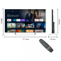 SMART TECH 65 Zoll QLED Smart TV 65QA20V3 LED TV (Flat, 65 Zoll / 164 cm, UHD 4K, SMART TV, android 11.0)
