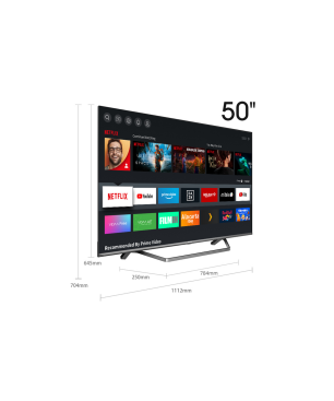 HISENSE 50 U 7 QF QLED TV (Flat, 50 Zoll / 127 cm, UHD 4K, VIDAA)
