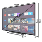 TOSHIBA 65UA3D63DG LED TV (Flat, 65 Zoll / 164 cm, UHD 4K)