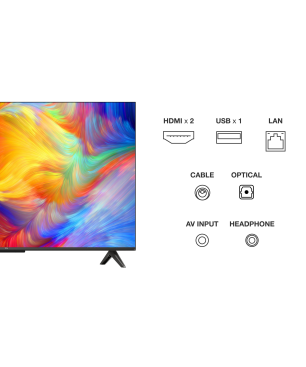 TCL 43 P 735 LED TV (Flat, 43 Zoll / 109,2 cm, UHD 4K, SMART TV, GOOGLE TV)