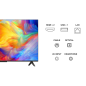 TCL 43 P 735 LED TV (Flat, 43 Zoll / 109,2 cm, UHD 4K, SMART TV, GOOGLE TV)