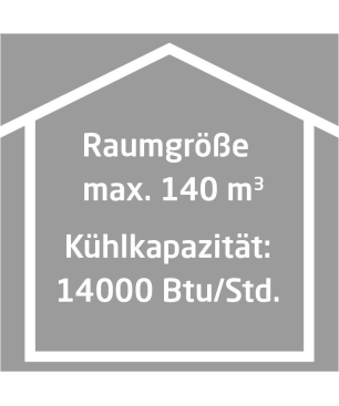 KOENIC KAC 14022 WLAN Klimagerät Weiß (Max. Raumgröße: 150 m³, EEK: A)