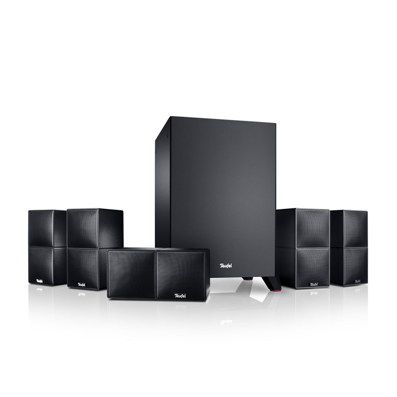 TEUFEL CUBYCON High-End-5.1-Heimkino-Set, Schwarz) TEUFEL CUBYCON High-End-5.1-Heimkino-Set, Schwarz)