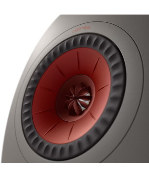 KEF KEF LS50 Meta Regallautsprecher Monitorlautsprecher | HiFi | Heimkino | 40-100 Watt Lautsprecher, Grau
