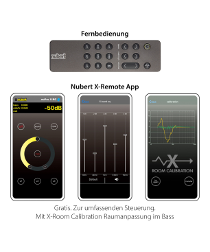 NUBERT nuPro XS-6000 RC Aktivlautsprecher aktiv | Standlautsprecher, Weiß