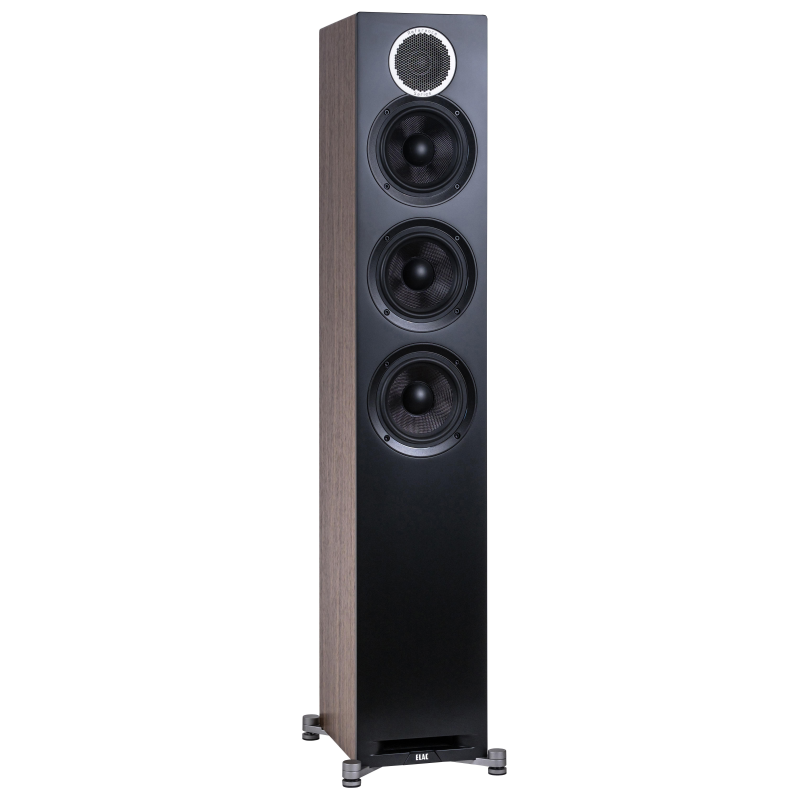 ELAC Debut Reference F5 HiFi Lautsprecher (Hochtöner: 1 x 25 mm Kalotte, Tieftöner: 3 x 130 mm Konus, Aramid-Faser verstärkt, ELAC Debut Reference F5 HiFi Lautsprecher (Hochtöner: 1 x 25 mm Kalotte, Tieftöner: 3 x 130 mm Konus, Aramid-Faser verstärkt,