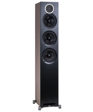 ELAC Debut Reference F5 HiFi Lautsprecher (Hochtöner: 1 x 25 mm Kalotte, Tieftöner: 3 x 130 mm Konus, Aramid-Faser verstärkt,