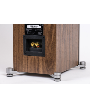 ELAC Debut Reference F5 HiFi Lautsprecher (Hochtöner: 1 x 25 mm Kalotte, Tieftöner: 3 x 130 mm Konus, Aramid-Faser verstärkt,