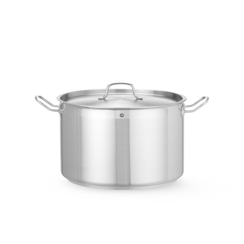 HENDI Kochtopf, mittel - mit Deckel Profi Line, 23,5L, ø360x(H)230mm Kochtopf Metall HENDI Kochtopf, mittel - mit Deckel Profi Line, 23,5L, ø360x(H)230mm Kochtopf Metall