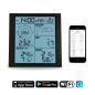 ALECTO WS5200 - 6 in 1 WLAN Wetterstation - Außensensor und App-Steuerung - Professionelle Wetterstation