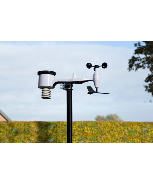 ALECTO WS5200 - 6 in 1 WLAN Wetterstation - Außensensor und App-Steuerung - Professionelle Wetterstation
