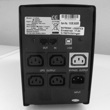 VALUE UPS 1200 Line Interaktive USV