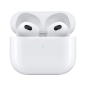 APPLE AirPods (3. Generation mit MagSafe Ladecase), In-ear Kopfhörer Bluetooth Weiß