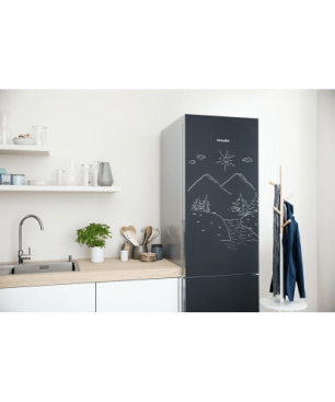 MIELE KFN 29233 D BB Kühlgefrierkombination (D, 203,31 kWh, 2010 mm hoch, Blackboard Edition)