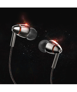 1MORE E1010 In-Ear-Kopfhörer mit zwei Treibern, In-ear Kopfhörer Silber