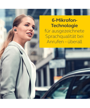 JABRA Elite 85t mit Jabra Advanced ANC, In-ear Kopfhörer Bluetooth Titan Schwarz