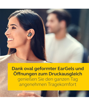 JABRA Elite 85t mit Jabra Advanced ANC, In-ear Kopfhörer Bluetooth Titan Schwarz