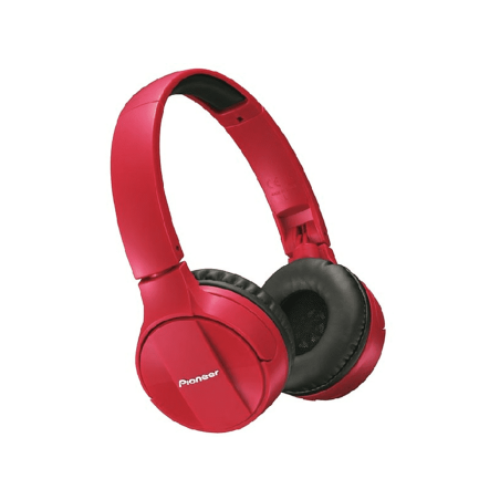 PIONEER SE-MJ 553 BT-R, On-ear Kopfhörer Bluetooth Rot