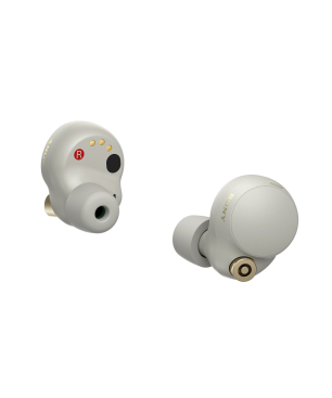 SONY WF-1000XM4, Earbuds, Ladeetui, In-ear Kopfhörer Bluetooth Silber