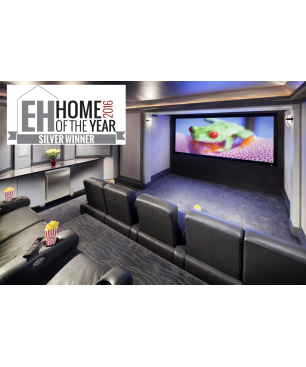 ELITE SCREENS LUNETTE CURVED16:9 / CineWhite / 266 x 149 Beamer Leinwand