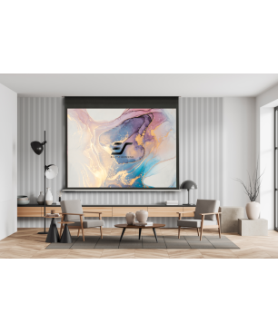 ELITE SCREENS EVANESCE TAB TENSION B SERIEWeiß / 16:9 / 244 x 137 (Vorlauf 20cm) Beamer Leinwand