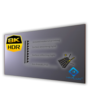 HIVILUX UST CLR/ALR Kurzdistanz 135Zoll 16:9 Rahmenleinwand