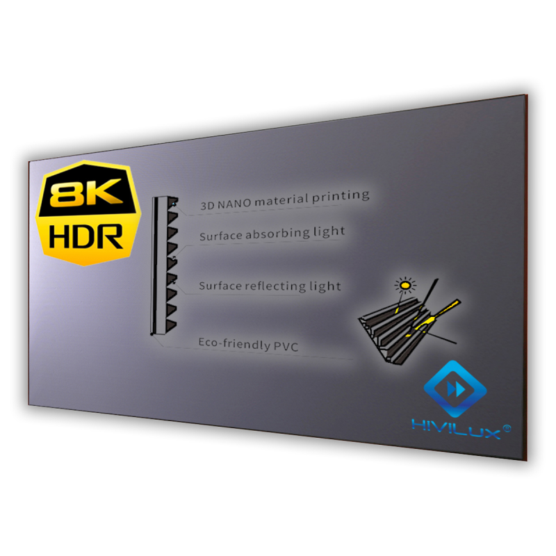 HIVILUX UST CLR/ALR Kurzdistanz 135Zoll 16:9 Rahmenleinwand