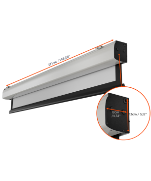 CELEXON Expert XL Motorleinwand, Bildhöhe: 265 cm