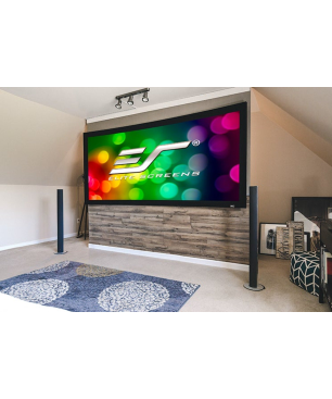 ELITE SCREENS LUNETTE CURVED21:9 / CineWhite / 224 x 95 Beamer Leinwand