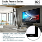ELITE SCREENS SABLE FRAME16:9 / CineWhite / 332 x 187 Beamer Leinwand