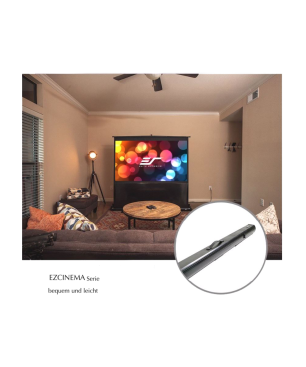 ELITE SCREENS EZ CINEMA16:9 / MaxWhite / 266 x 149 Beamer Leinwand