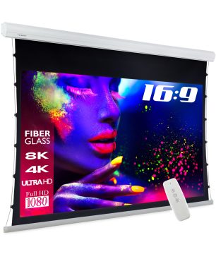 ESMART Expert XTR Tageslicht GRAU 294 x 166 cm (133") 16:9 Tension-Leinwand