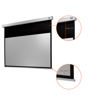 CELEXON Professional Plus Motorleinwand, Bildhöhe: 158 cm