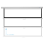 CELEXON Advanced - Slowmotion Mattweiss Polaro Rolloleinwand, Bildhöhe: 149 cm CELEXON Advanced - Slowmotion Mattweiss Polaro Rolloleinwand, Bildhöhe: 149 cm