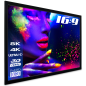 ESMART Professional MIRALE Akustik-Rahmen 266 x 149 cm (120") 16:9 Rahmen-Leinwand