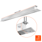 CELEXON Deckeneinbau Pro+ Deckeneinbauleinwand, Bilddiagonale (cm): 225 cm