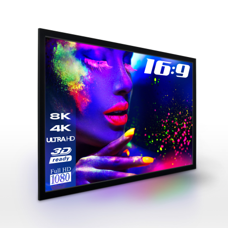 ESMART Professional MIRALE Akustik-Rahmen 221 x 125 cm (100") 16:9 Rahmen-Leinwand
