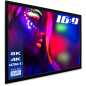 ESMART Professional MIRALE Tageslicht-Rahmen GRAU 244 x 137 cm (110") 16:9 Rahmen-Leinwand ESMART Professional MIRALE Tageslicht-Rahmen GRAU 244 x 137 cm (110") 16:9 Rahmen-Leinwand