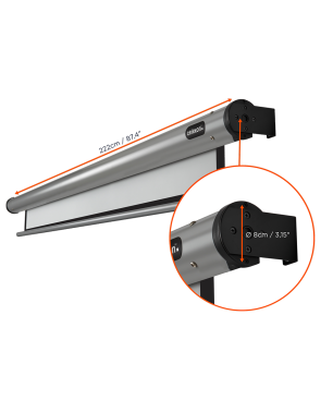 CELEXON HomeCinema Motorleinwand, Bildhöhe: 146 cm