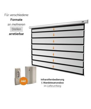 CELEXON Economy Motorleinwand, Bildbreite: 270 cm