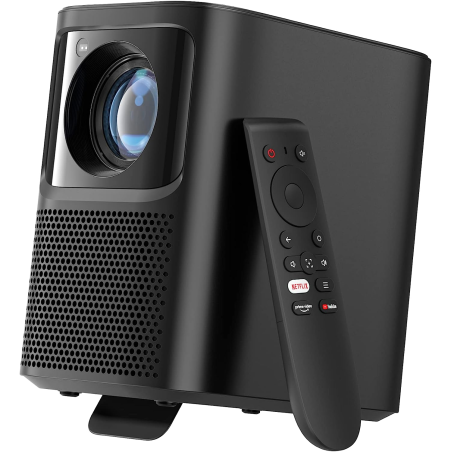 EMOTN N1 Netflix Schwarz Beamer(Full-HD, 500 ANSI-Lumen)