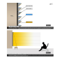 ELITE SCREENS AEON EDGE FREE16:9 / CLR3 / 244 x 137 Beamer Leinwand