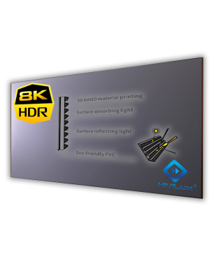 HIVILUX UST CLR/ALR Kurzdistanz 100Zoll 16:9 Rahmenleinwand