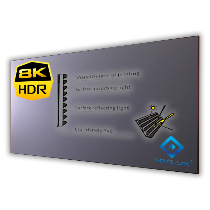 HIVILUX UST CLR/ALR Kurzdistanz 100Zoll 16:9 Rahmenleinwand