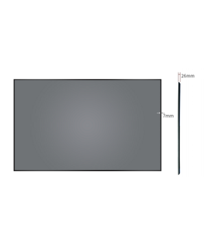 HIVILUX UST CLR/ALR Kurzdistanz 100Zoll 16:9 Rahmenleinwand