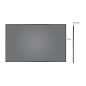HIVILUX UST CLR/ALR Kurzdistanz 100Zoll 16:9 Rahmenleinwand