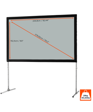 CELEXON Mobil Expert Beamer Leinwand, Bildhöhe: 152 cm