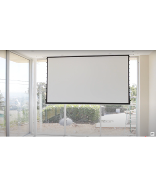 ELITE SCREENS EVANESCE BWeiß / 16:9 / 244 x 137 (Vorlauf 30cm) Beamer Leinwand