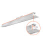 CELEXON Deckeneinbau Pro+ Deckeneinbauleinwand, Bildhöhe: 158 cm