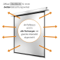 CELEXON Deckeneinbau Pro+ Deckeneinbauleinwand, Bildbreite: 280 cm